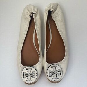 Cream Tory Burch Espadrilles